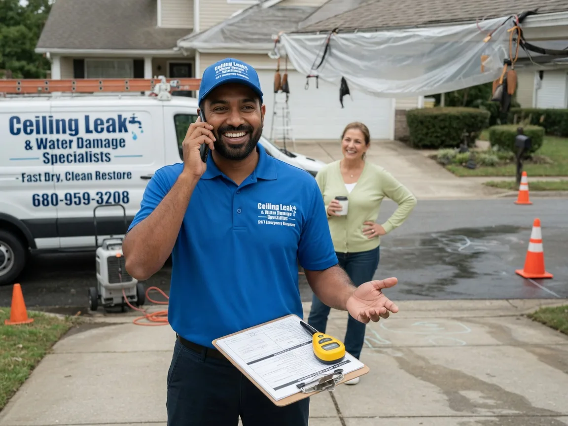 Ceiling Leak Cleanup North Yarmouth, ME FAQs